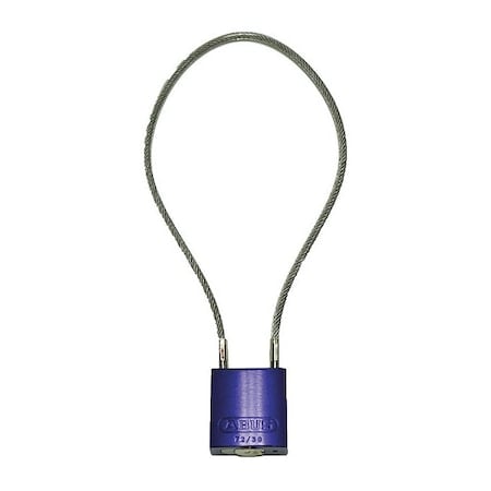 Lockout Padlock, Keyed Different, Aluminum, Purple, 8 1/4 in Shackle Height, 1 3/16 in Body Width MPN:13042