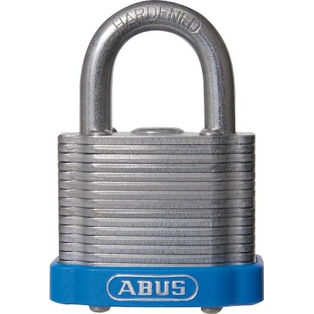 Lockout Padlock, Keyed Alike, Steel, Blue, 3/4 in Shackle Height, 1 1/2 in Body Width MPN:41/40 KA Blue