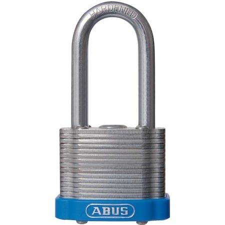 Lockout Padlock, Keyed Different, Steel, Blue, 2 in Shackle Height, 1 3/4 in Body Width MPN:41HB/40 KD Blue