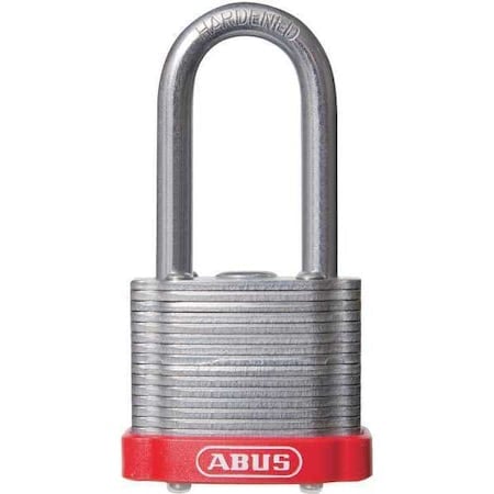 Lockout Padlock, Keyed Different, Steel, Red, 2 in Shackle Height, 1 1/2 in Body Width MPN:41HB/40 KD Red
