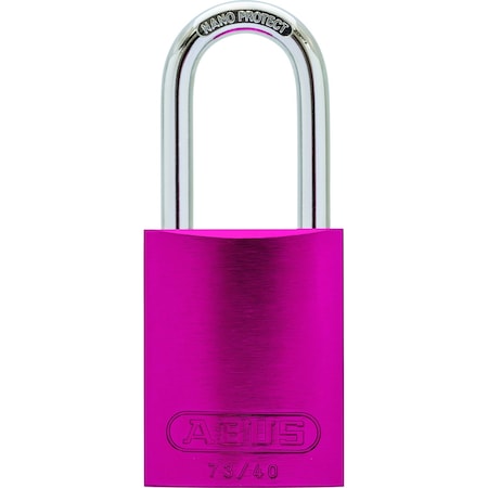 Lockout Padlock, Keyed Different, Aluminum, Red, 1 3/4 in Shackle Height, 1 1/2 in Body Width MPN:67755
