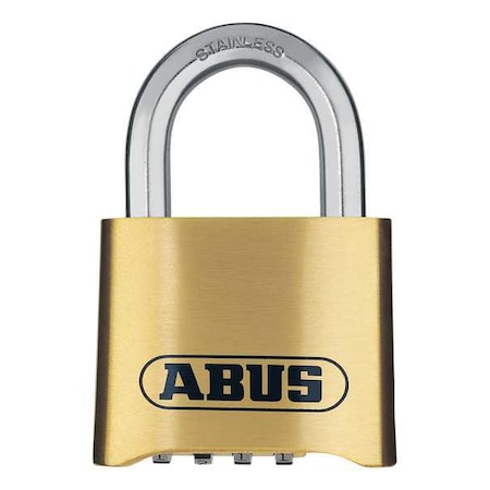 Combination Padlock, Bottom, Black/Silver MPN:180IB/50