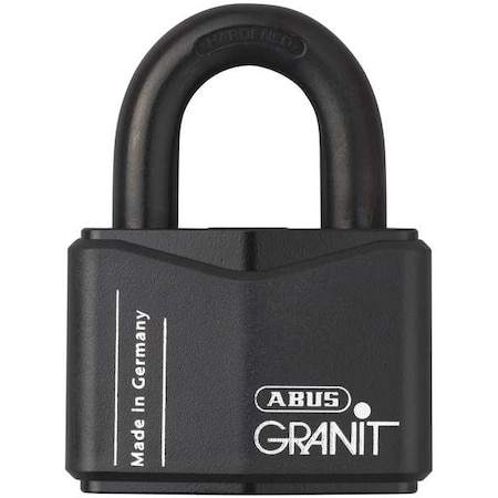 Padlock, Master Keyed, Standard Shackle, Rectangular Hardened Steel Body, Hardened Steel Shackle MPN:37/70 MK KD