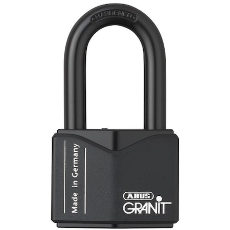 Padlock, Master Keyed, Long Shackle, Rectangular Hardened Steel Body, Hardened Steel Shackle MPN:37HB/55 MK KD