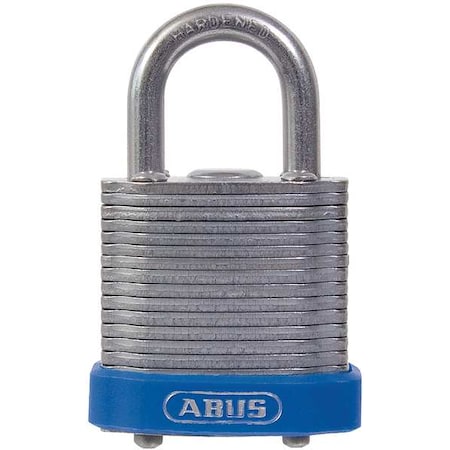 Keyed Padlock, Open, Square Steel Body, Hardened Steel Shackle, 11/16 in W MPN:41/30 KD