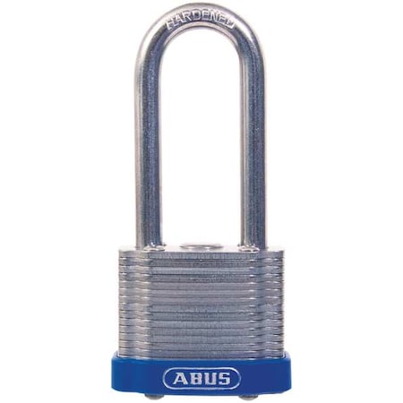Keyed Padlock, Open, Square Steel Body, Hardened Steel Shackle, 13/16 in W MPN:41HB/40 KA