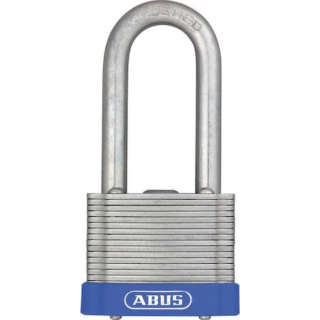 Padlock, Master Keyed, Long Shackle, Rectangular Recycled Steel Body, Steel Shackle, 7/8 in W MPN:41HB/45 MK KD