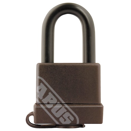 Padlock, Keyed Different, Standard Shackle, Square Brass Body, Steel Shackle, 9/16 in W MPN:70/35 KD