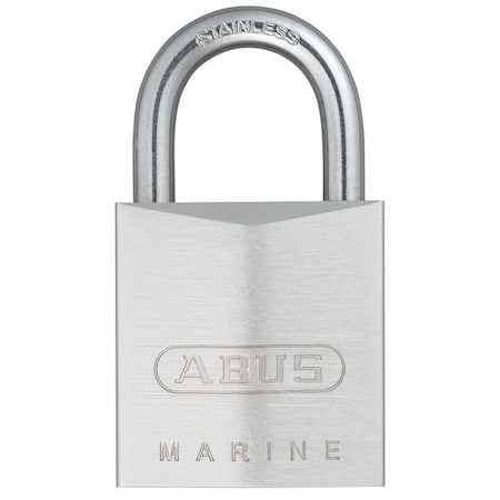 Padlock, Keyed Alike, Standard Shackle, Rectangular Brass Body, Stainless Steel Shackle, 5/8 in W MPN:75IB/30 KA