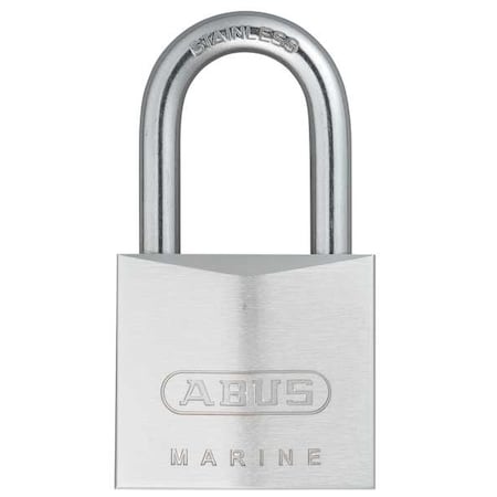 Padlock, Keyed Alike, Long Shackle, Rectangular Brass Body, Stainless Steel Shackle, 27/32 in W MPN:75IBHB/40 KA
