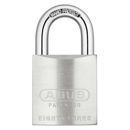 Padlock, Keyed Alike, Standard Shackle, Square Brass Body, Steel Shackle, 7/8 in W MPN:83/50 RK KA-100
