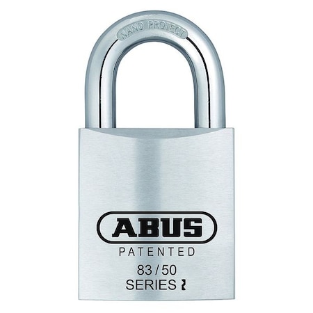 Padlock, Keyed Alike, Standard Shackle, Square Brass Body, Steel Shackle, 7/8 in W MPN:83/50 RK KA-300