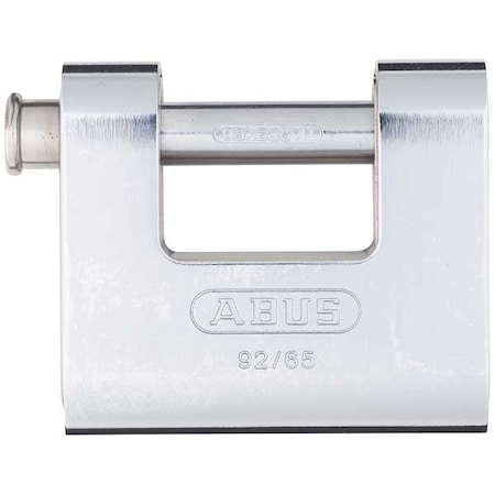 Padlock, Keyed Different, Standard Shackle, Brass Body, Steel Shackle, 1 1/8 in W MPN:92/65 KD