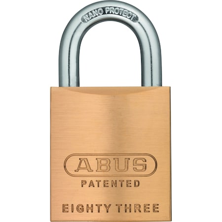 Brass Padlock, 83/45-3000, S2, Schlage, 45MM MPN:ABUS-83698