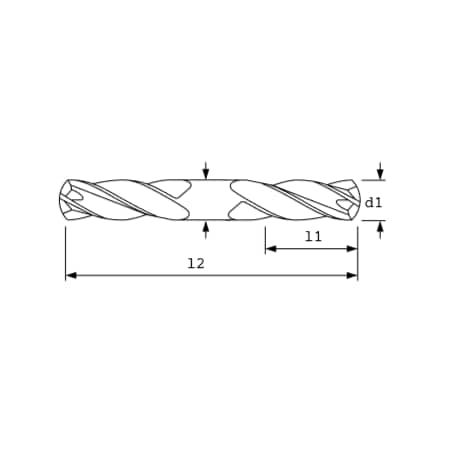 SC Endmill, 4FL, BRT, 1/2
