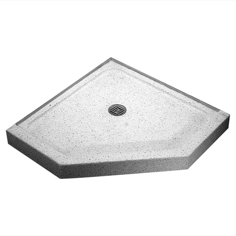 Monterey Shr Flr 36X36 Corner-Blk On White MPN:36MFTC081