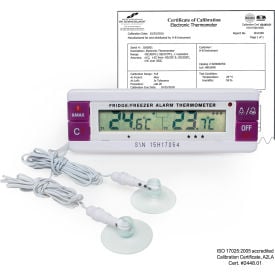 H-B DURAC Calibrated Dual Zone Electronic Thermometer -40/70C (-40/158F) External 609000800