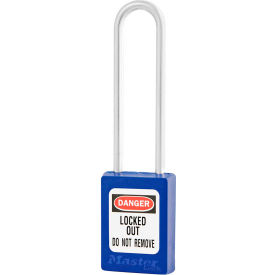Master Lock® Thermoplastic Zenex™ S33LTBLU Snap Lock Safety Padlock 1-3/8