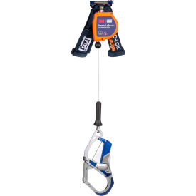 3M DBI-SALA Nano-Lok Edge Self-Retracting Lifeline Galvanized Cable & Steel Comfort Grip Hook 7'L 7012819235