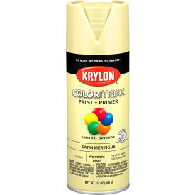 Krylon® Colormaxx™ Paint & Primer 12 oz. Satin Meringue K05570007 - Pkg Qty 6