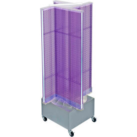 Global Approved 700445-PUR Pinwheel Pegboard Display 13.5