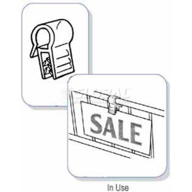 Grip-Tite Wire Basket Sign Holder 1/2