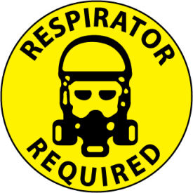 Walk On Floor Sign - Respirator Required WFS31