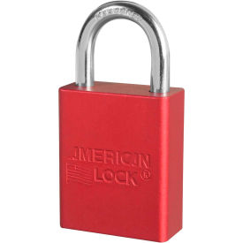 American Lock® S1105RED Aluminum Safety Padlock 1-1/2
