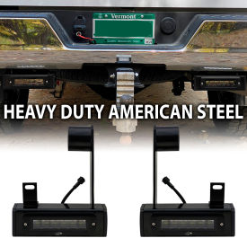 Race Sport Lighting Bolt-On Hitch Bar LED Flood Light For 2020-Current Chevy GMC 2500 3500 4.4A 1007659