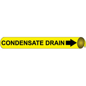 NMC™ Precoiled & Strap-On Pipe Marker Condensate Drain Fits 3-3/8