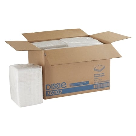 Paper Dinner Napkins, 1Ply, 1/4 Fold, PK8 MPN:36202