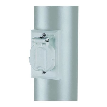 Electric Outlet, 120V, White MPN:338WH