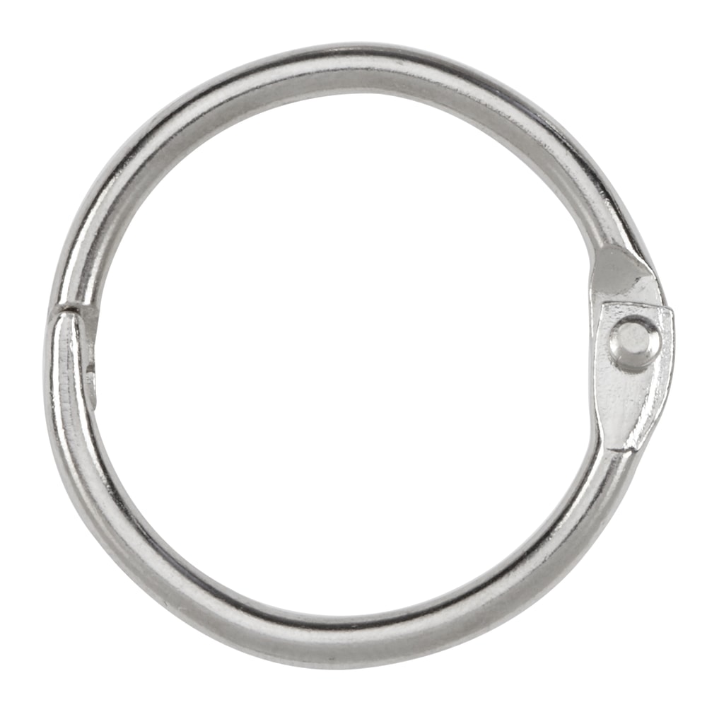 ACCO Loose-Leaf Rings, 1in Diameter, Silver, Box Of 100 MPN:A7072202