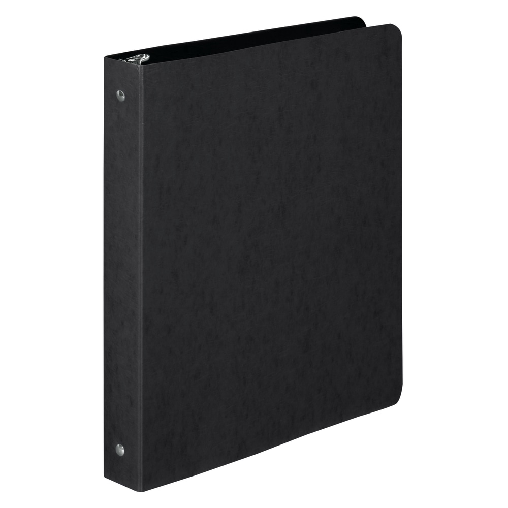 Wilson Jones Flexible Ring 3-Ring Binder, 1in Round Rings, Black MPN:A7038611