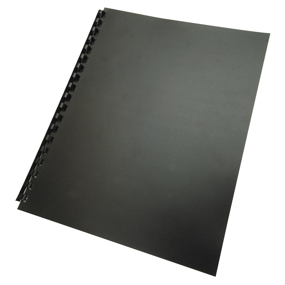 GBC 100% Recycled Poly Binding Covers, 8 1/2in x 11in, Black, Pack Of 25 MPN:25818