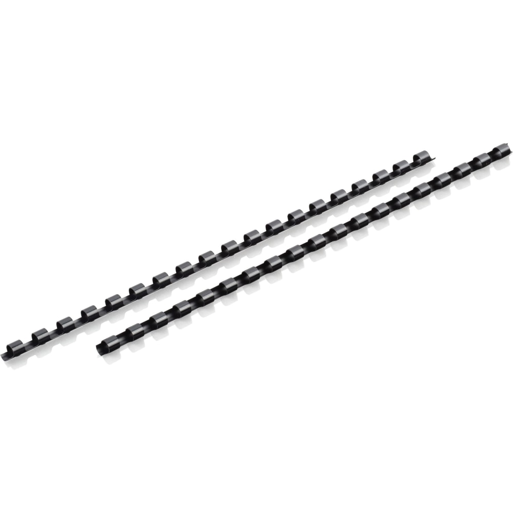 Mead CombBind Binding Spines - 0.25in Maximum Capacity - 25 x Sheet Capacity - For Letter 8 1/2in x 11in Sheet - Plastic - 125 / Box MPN:4000130