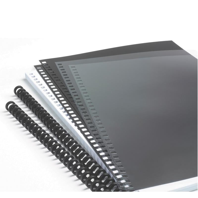 GBC ProClick Do-It-Yourself Presentation Kit, 5/16in Spines, Clear Front/Black Back, 2 Sets Of Covers, 50 Sheets Of Paper MPN:GBC2515665