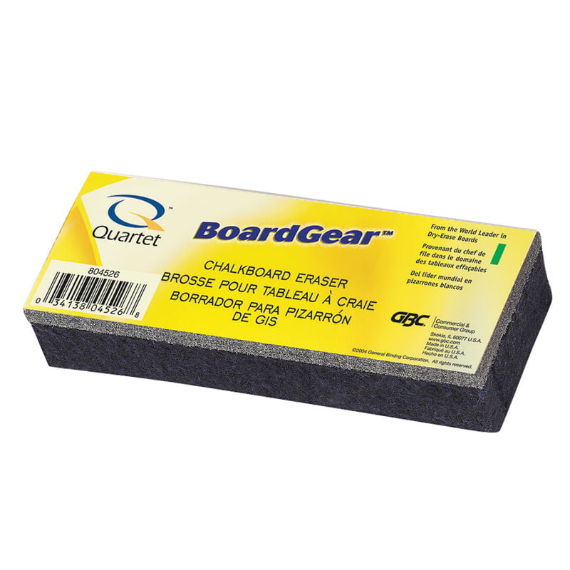 Quartet Zenith Sewn Chalkboard Eraser, 5in Felt MPN:804526