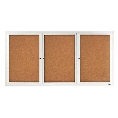 Bulletin Board, Enclosed, 72IN X 36IN MPN:2366