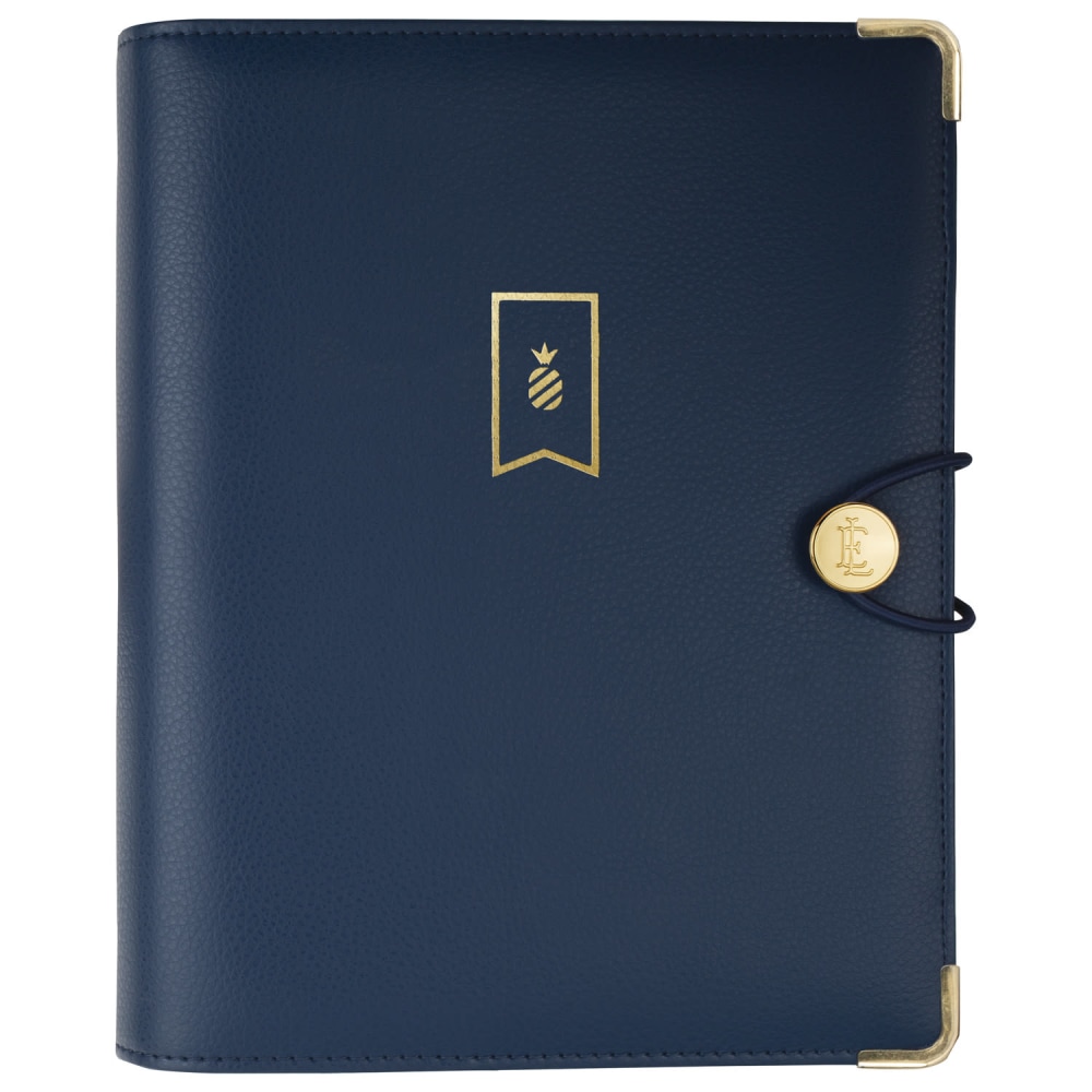 Emily Ley Simplified System Organizer Cover, 5 3/8in x 8 1/2in, Navy MPN:EL100-010-58
