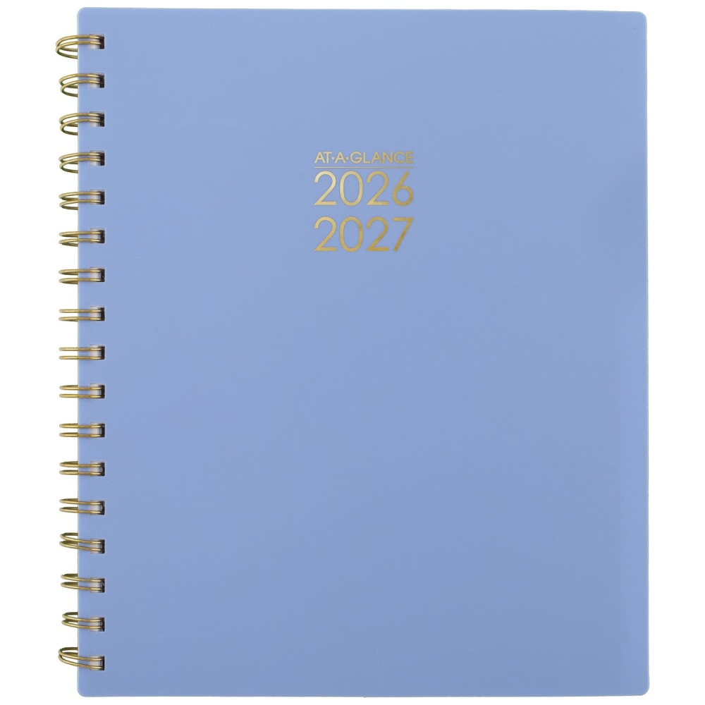 AT-A-GLANCE Harmony Academic 2026-2027 Weekly Monthly Planner, Blue Aura, Medium, 7in x 8 3/4in MPN:1099-805A-38-27