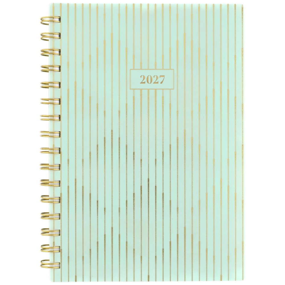 Mead Cambridge Glimmer 2027 Weekly Monthly Planner, Small, 5 1/2in x 8 1/2in MPN:1843-200-27