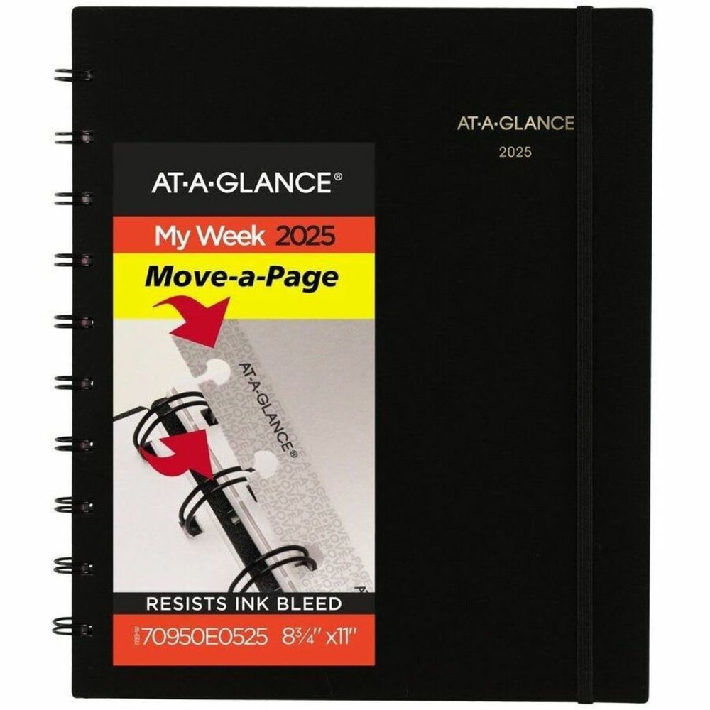 At-A-Glance Move-A-Page Weekly/Monthly Appointment Book - Julian Dates - Weekly, Monthly- January 2025 - 70950E05 MPN:70950E05