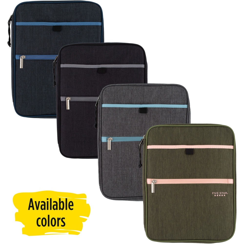 Mead Five Star Carry-All Zipper Binder - 1in Binder Capacity - 225 Sheet Capacity - Fastener(s): 3x Ring - 29092 MPN:29092
