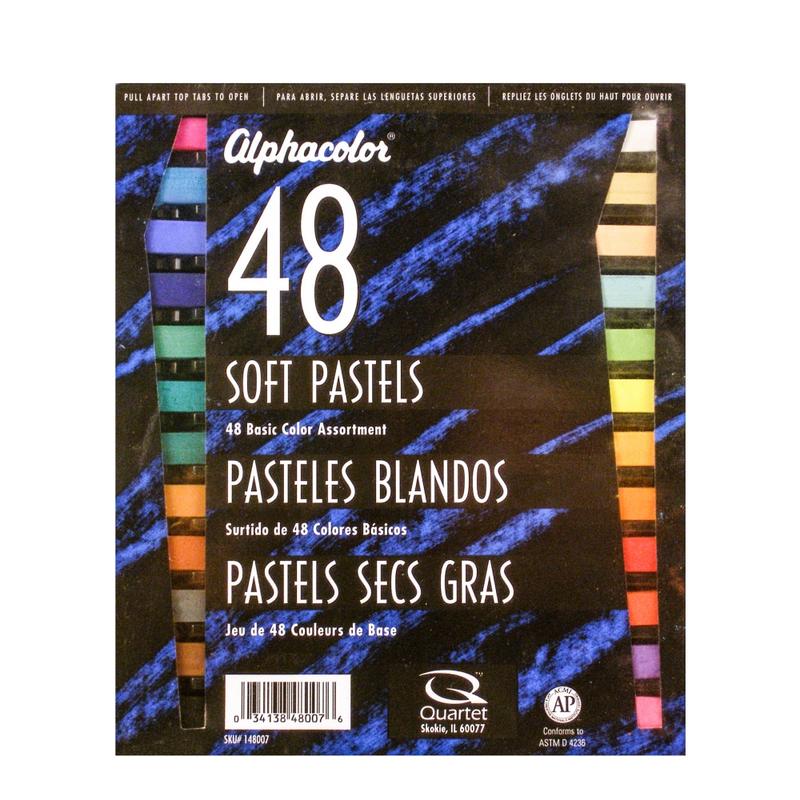 Acco Alphacolor Soft Pastel Set, Pack Of 24 MPN:45369