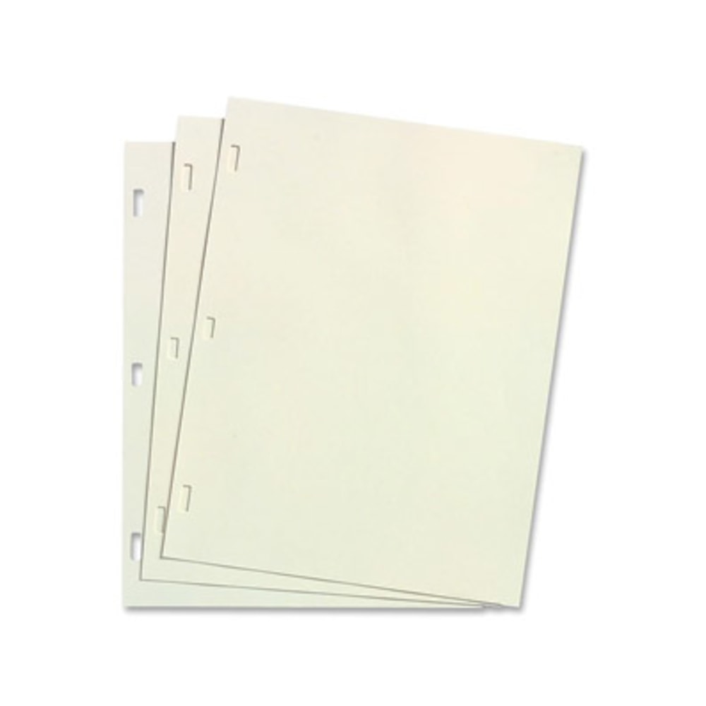 Wilson Jones Ledger Paper, For 395-11/396-11/0399-00, 8-1/2in x 11in, Ivory, Box Of 100 Sheets MPN:W901-10