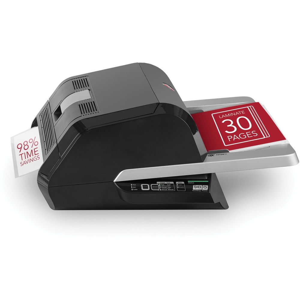 GBC Foton 30 Automated Pouch-Free Laminator, 8.50in Lamination Width, 5 mil Lamination Thickness, 9.6inH x 22.7inW x 18.8inD MPN:FOTON30120NA