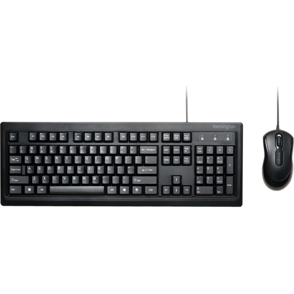 Kensington Keyboard And Mouse, Black MPN:K72436AM