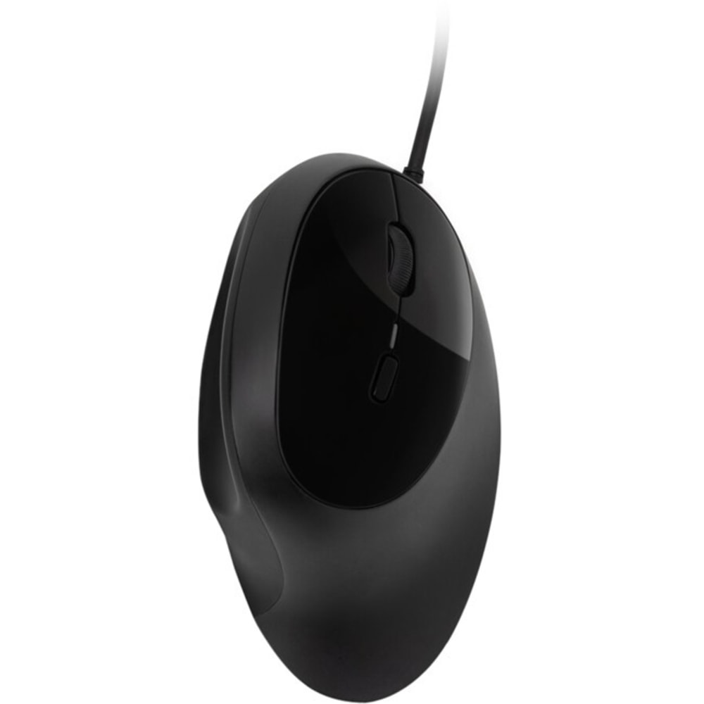 Kensington Pro Fit Ergo Wired Mouse - Mouse - ergonomic - right-handed - 5 buttons - wired - USB - black - retail MPN:K75403WW