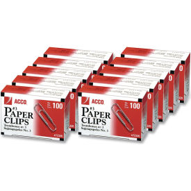 Acco® Economy Paper Clips No. 3 Size 5/16